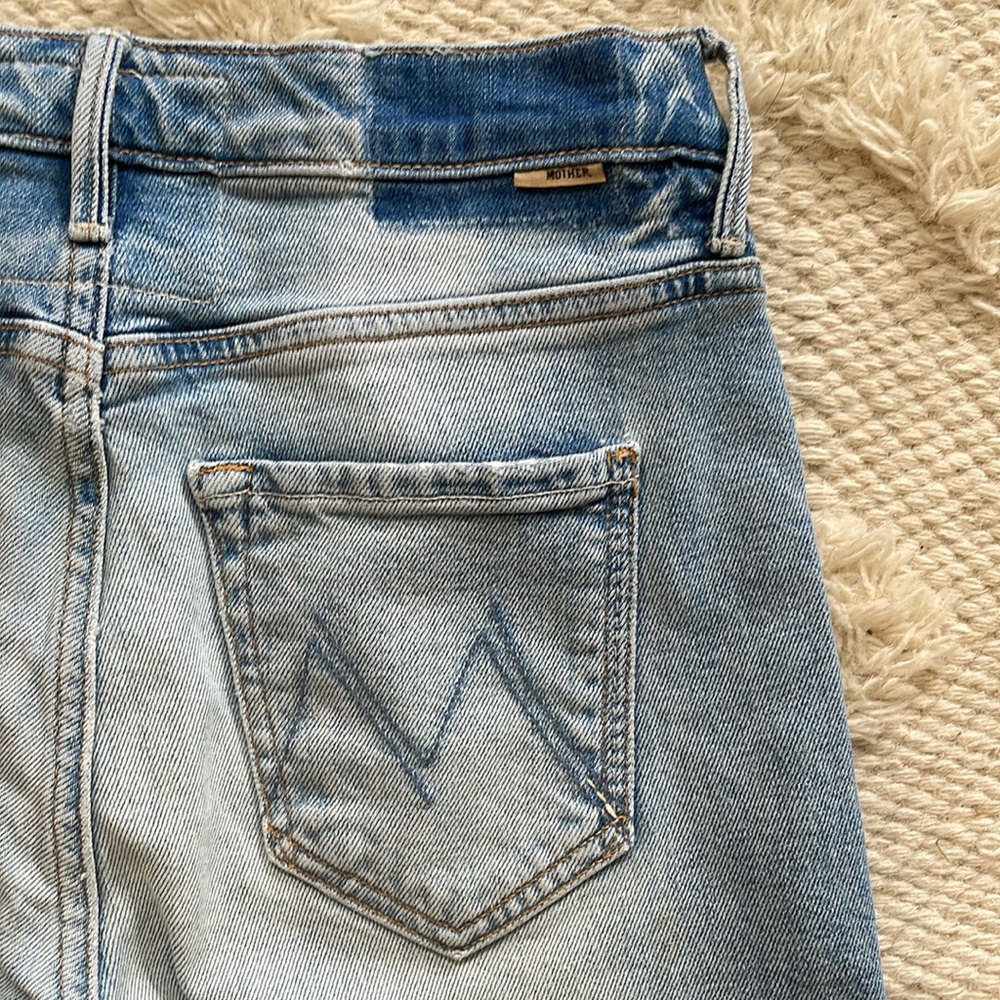 Mother The Insider Crop Step Fray Jeans - Picture 7 of 7